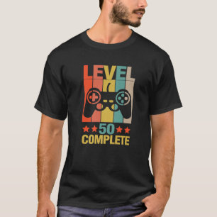 Camiseta 50 Años De Edad Cincuenta Años Presente Nivel 50 D
