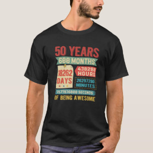 Camiseta 50 Años De Edad Decoraciones De Cumpleaños Bda
