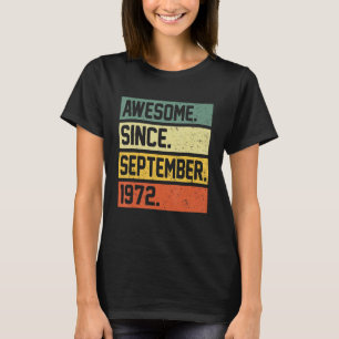 Camiseta 50 años de edad increíble desde setiembre