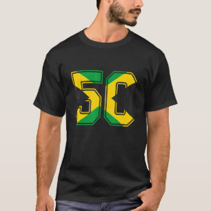 Camiseta 50 años de edad jamaiquino número 50 de Jama