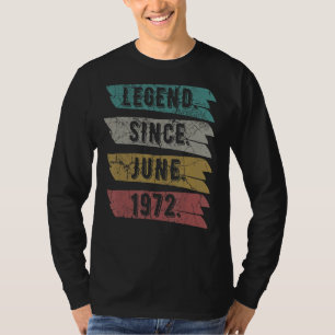 Camiseta 50 años de edad Leyenda de decoración de cumpleaño