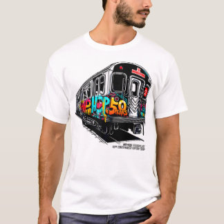 Camiseta 50 Años De Graffiti En El Metro De Hip-Hop Bronx 5