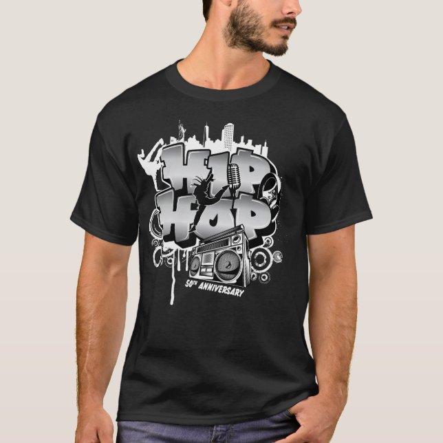 Camiseta ¡50 Años De Hip Hop! (Anverso)