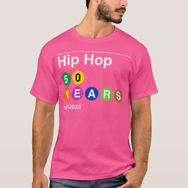 Camiseta 50 Años De Hip Hop 1973-2023 50º Aniversario Sub (Anverso)