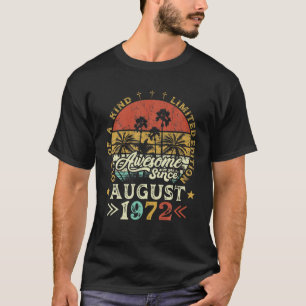Camiseta 50 Años De Ser Increíble Desde Agosto De 1972 Limi