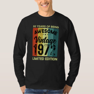 Camiseta 50 Años De Ser Una Vintage Increíble