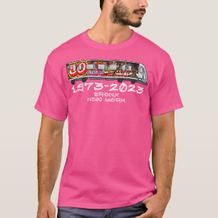 Camiseta 50 Años Del Hip Hop 50 Aniversario Del Metro Retro