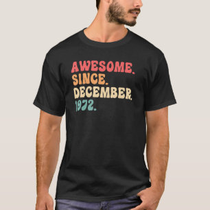 Camiseta 50 Años Diciembre 50 Cumpleaños De Los Hombres Muj