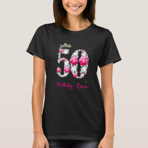 Camiseta 50 años es mi 50 cumpleaños Reina Diamante
