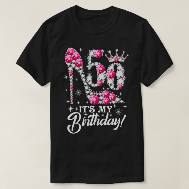 Camiseta 50 años es mi divertidísimo páramo rosado de 50 añ (Diseño del anverso)