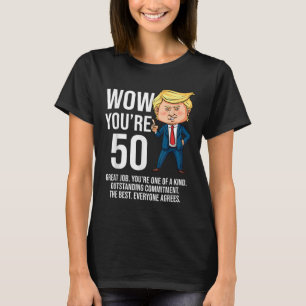 Camiseta 50 años Funny Trump Republicano