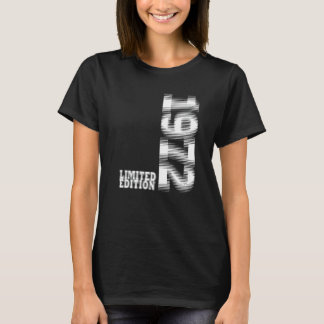 Camiseta 50 Años Mujeres Hombres 50 Años 1972 Tendencia Gli
