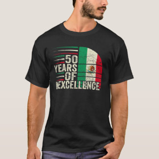 Camiseta 50 Años Nacimiento Mexicano 50 Cumpleaños Pun Vin