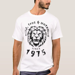 Camiseta 50 años Salvaje, libre e inmutable desde 1975
