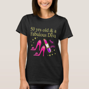 CAMISETA 50 AÑOS Y UNA FABULOSA DIVA