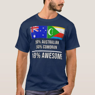 Camiseta 50 Australian 50 Comoran 100 Awesome Gift por Como