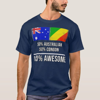 Camiseta 50 Australian 50 Congon 100 maravilloso regalo par
