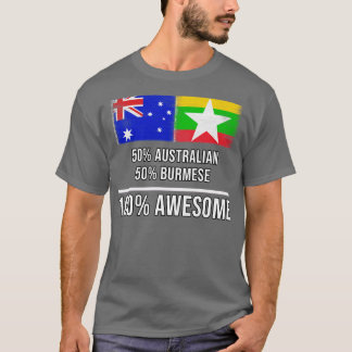 Camiseta 50 australianos 50 birmanos 100 increíbles regalos