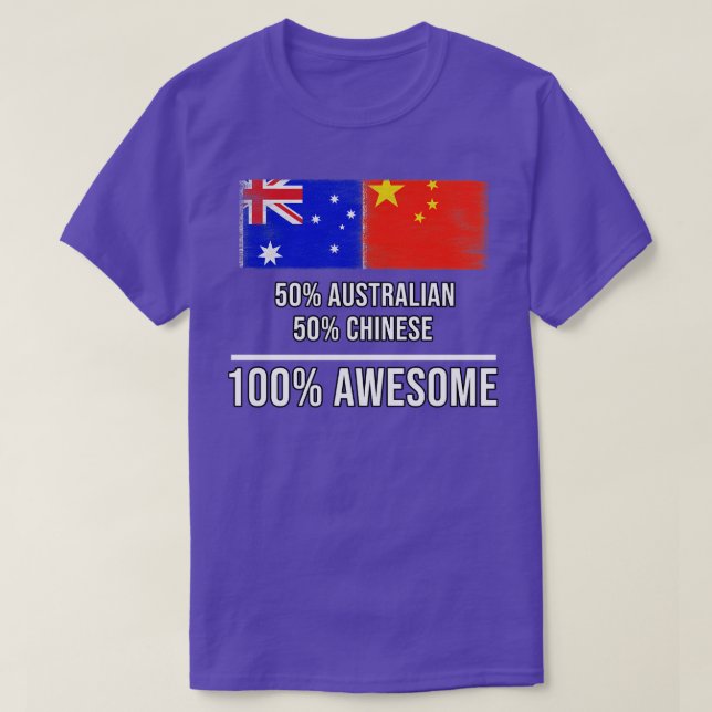 Camiseta 50 australianos 50 chinos 100 increíbles regalos p (Diseño del anverso)