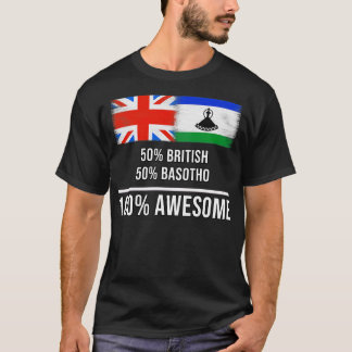 Camiseta 50 Británicos 50 Basotho 100 Regalo increíble para