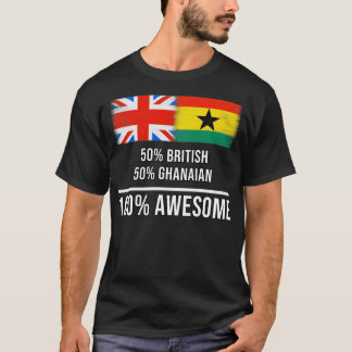 Camiseta 50 británicos 50 ghaneses 100 increíbles regalos p