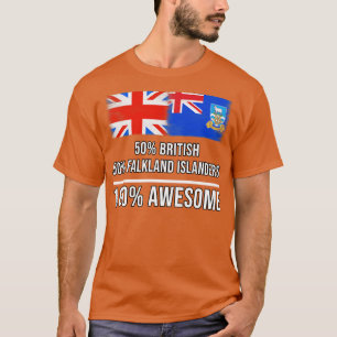 Camiseta 50 británicos 50 habitantes de las Islas Malvinas