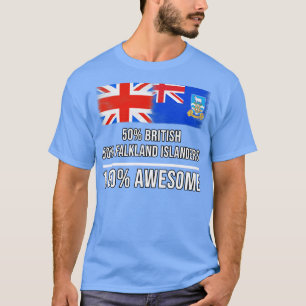 Camiseta 50 británicos 50 habitantes de las Islas Malvinas 