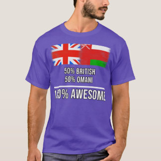 Camiseta 50 británicos 50 omaníes 100 increíbles regalos pa