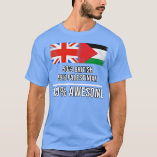 Camiseta 50 británicos 50 palestinos 100 increíbles regalos