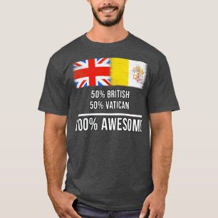 Camiseta 50 Británicos 50 Vaticano 100 maravilloso regalo p
