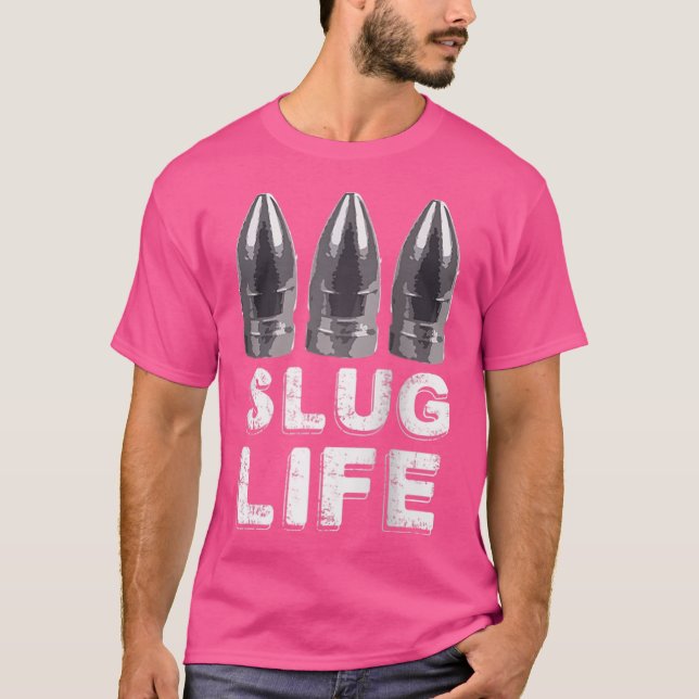 Camiseta 50 Cal 30 Cal Air Rifle Hunting Slug Life By Pelle (Anverso)