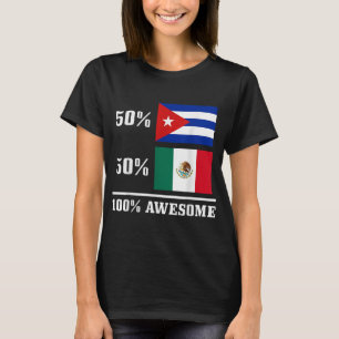Camiseta 50 Cuba 50 México Bandera Mexicana Orgullo Heritag