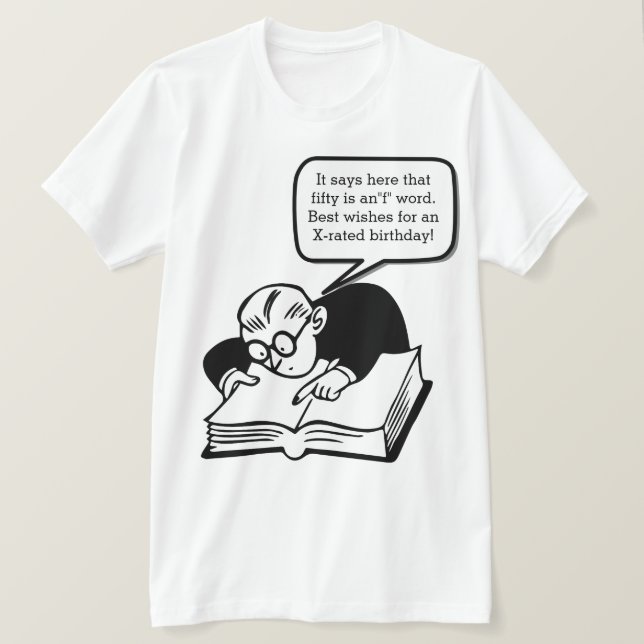 Camiseta 50 cumpleaños (Anverso del diseño)