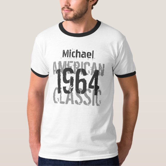Camiseta 50 cumpleaños 1964: el clásico americano blanco ne (Anverso)