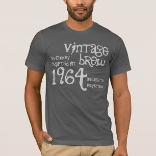 Camiseta 50 cumpleaños 1964 o cualquier año cosecha G203E