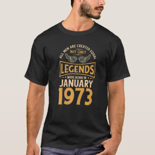 Camiseta 50 Cumpleaños 50 Leyendas Nacieron En Enero De 197