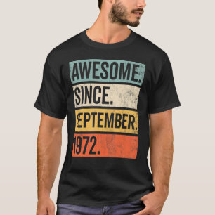 Camiseta 50° cumpleaños de 50 años de edad increíble desde