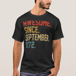 Camiseta 50° cumpleaños de 50 años de edad increíble desde