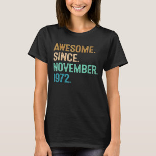Camiseta 50° cumpleaños de 50 años de edad increíble desde 