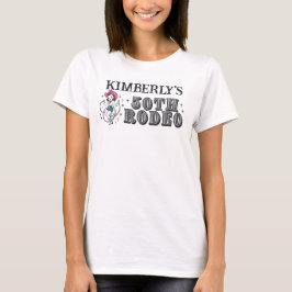 Camiseta 50° cumpleaños del Rodeo del Oeste Retro