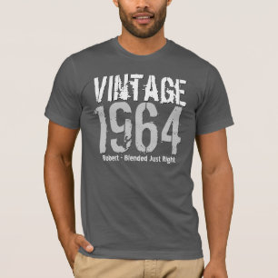Camiseta 50 cumpleaños mejor mezcla de cosecha de 1964 V00
