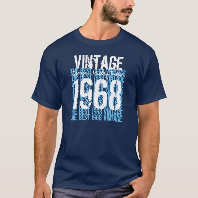 Camiseta 50 cumpleaños mejor V006E 1968 (Anverso)