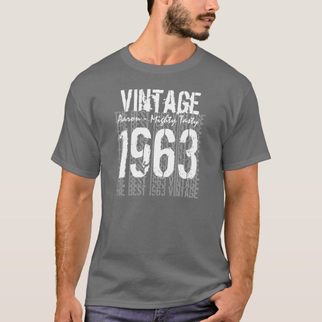 Camiseta 50 cumpleaños mejor V009C 1963 (Anverso)