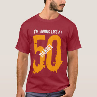 Camiseta 50 cumpleaños presente o cualquier año que amo la