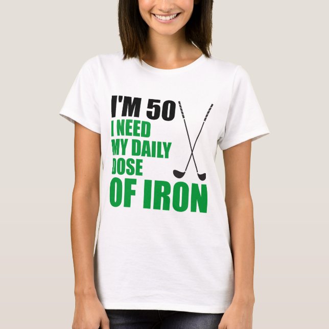 Camiseta 50 Dosis Diaria De Hierro (Anverso)