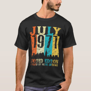 Camiseta 50 Edición Limitada, Realizada En Julio De 1971 50