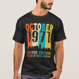 Camiseta 50 Edición Limitada, Realizada En Octubre De 1971 