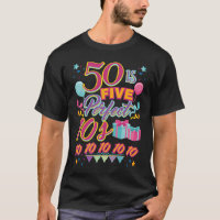 50 es 5 años perfectos 50 cumpleaños