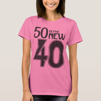 Camiseta 50 es los NUEVOS 40 (el negro)