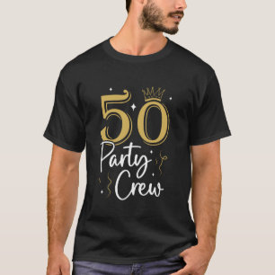Camiseta 50 Fiestas de la brigada 50th Bday Group Friends B